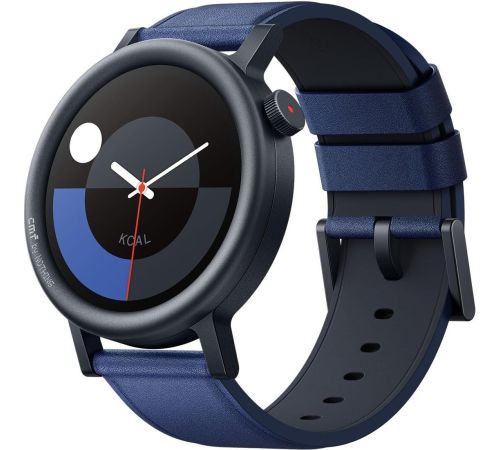 Умные часы CMF Watch Pro 2 темно-серый, синий кожаный ремешок