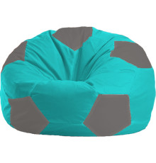 Кресло-мешок Flagman Мяч Стандарт М1.1-292 бирюзовый/серый