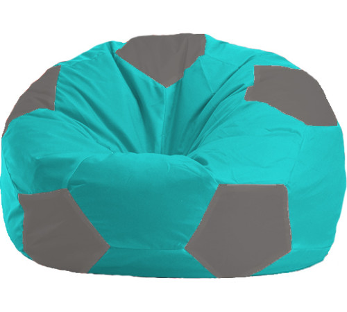 Кресло-мешок Flagman Мяч Стандарт М1.1-292 бирюзовый/серый