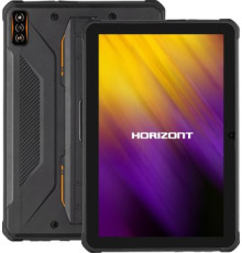 Планшет Horizont H-Tab 1 Shield 6GB/256GB LTE со стилусом, черный/оранжевый
