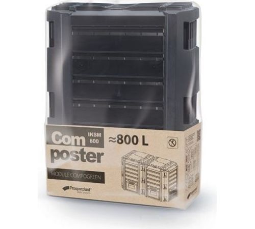 Компостер Prosperplast Module compogreen IKSM800C-S411 черный