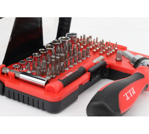 Набор отвертка с битами и головками P.I.T. Advance HSDR04-0068 68 предметов