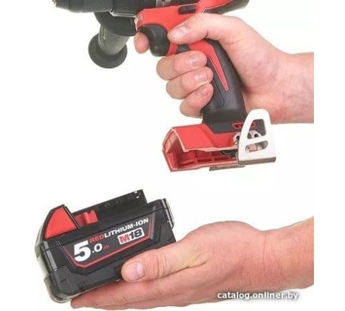 Дрель-шуруповерт Milwaukee M18 BLDD2-502X 4933464515 с 2-мя АКБ, кейс