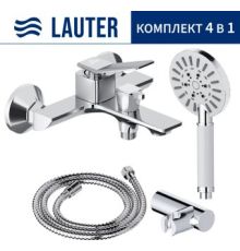 Смеситель Lauter Allure 21CK6618C с лейкой Relexa Nevada 21S10146