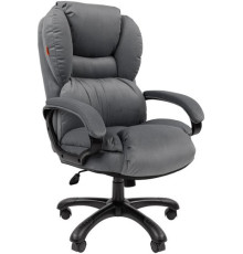 Офисное кресло CHAIRMAN Home 434 Т-55 серый/черный пластик