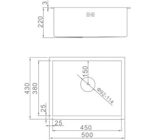 Кухонная мойка Gerhans K35043