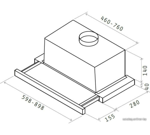 Кухонная вытяжка Elica Elite 14 LUX WH/A/60