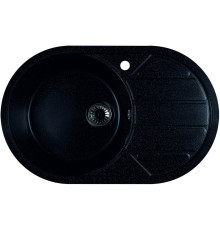 Кухонная мойка Marblan Elon L черный,с сифоном