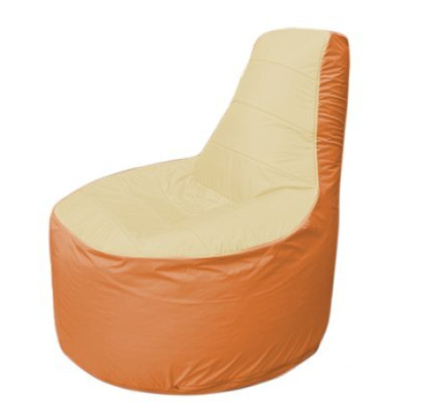 Кресло-мешок Flagman Трон Т1.1-2005 бежевый/оранжевый