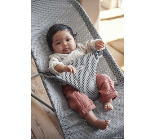 Шезлонг BabyBjorn Bliss Mesh сетка, grey