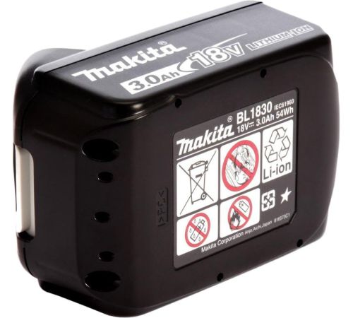 Аккумулятор с зарядным устройством Makita DC18SD + BL1830B 18В/3.0 Ah + 7.2-18В