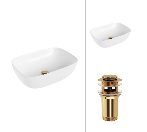 Умывальник Lauter 21493A + клапан 21190G