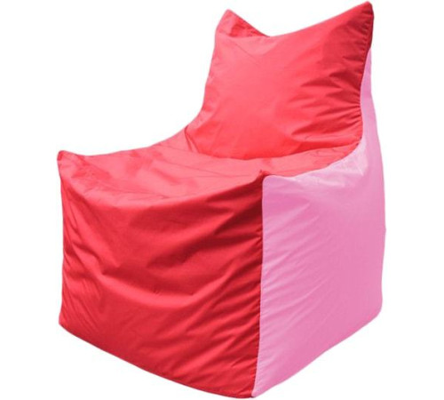 Кресло-мешок Flagman Фокс Ф2.1-175 красный/розовый