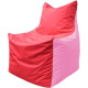 Кресло-мешок Flagman Фокс Ф2.1-175 красный/розовый