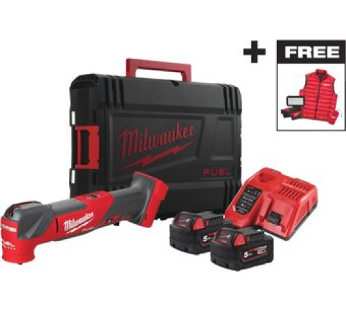 Реноватор Milwaukee M18 FMTMC-502X 4933499454 с 2-мя АКБ, кейс