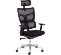 Кресло TetChair MESH-11HR ткань/сетка, черный
