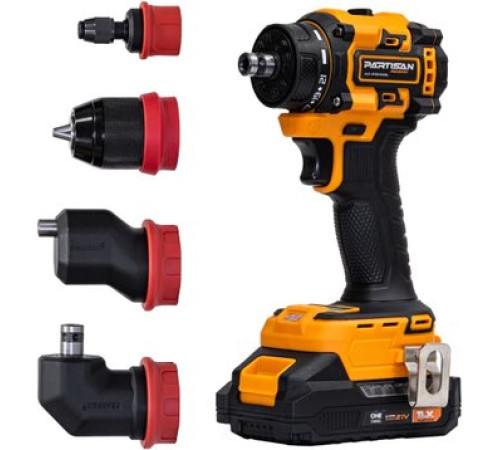 Дрель-шуруповерт Partisan AD-2150QBL с 2-мя АКБ, кейс