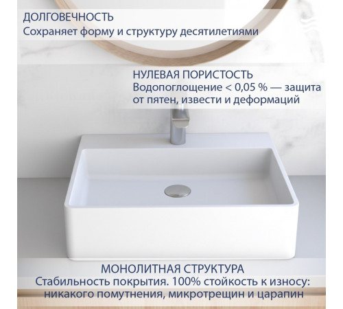 Умывальник Lauter Silenta 21S551PW Pure White