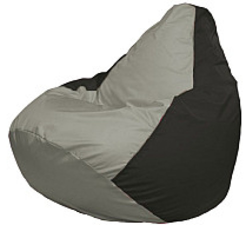 Кресло-мешок Flagman Груша Супер Мега 4XL Г5.1-354 серый/чёрный