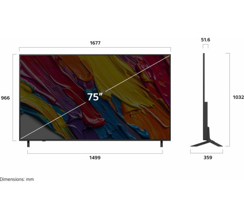 Телевизор LG QNED AI QNED82 75QNED82A6B
