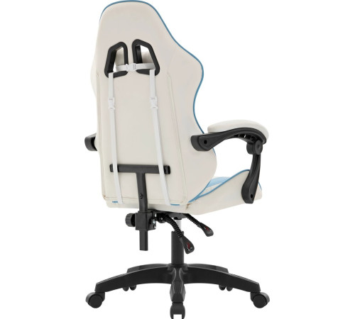 Игровое геймерское кресло Defender Legas белый/голубой