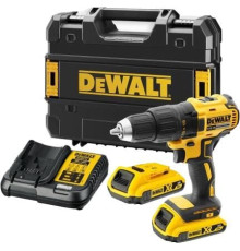 Дрель-шуруповерт DeWalt DCD777D2T-QW с 2-мя АКБ, кейс