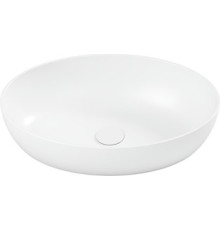 Умывальник Belux Турин 540 элипс 18, белый матовый/Solid Surface