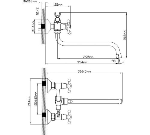 Смеситель AV Engineering AVROL7-D22