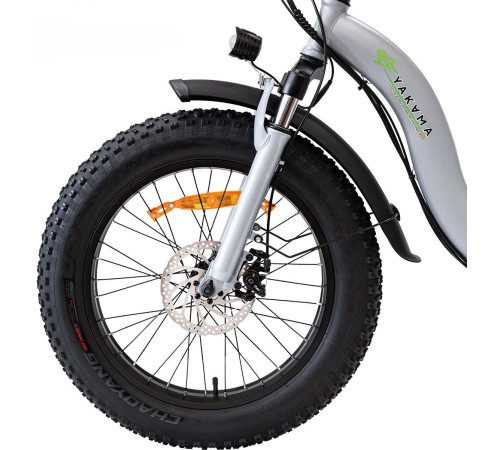 Электровелосипед Yakama S4 серый