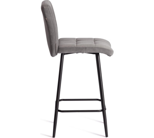 Стул TetChair Medeo Полубарный велюр, серый