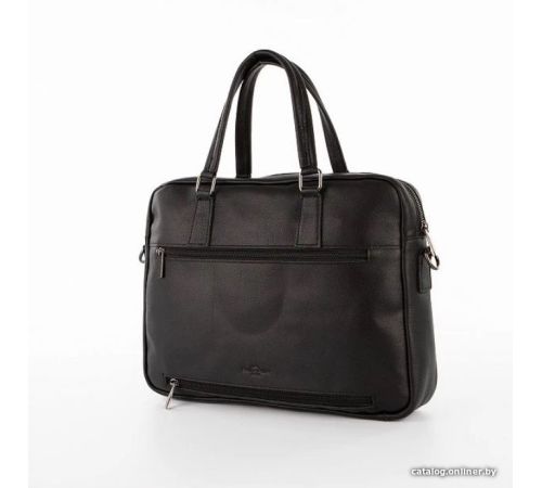 Мужская сумка Poshete 253-7090-43-BLK черный