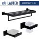 Набор аксессуаров для ванной Lauter 21SH71062 + 21SH71052 + 21SH71152 Matt Black, 3 предмета