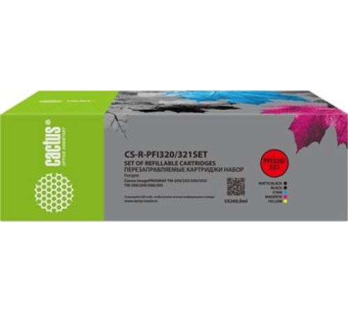 Картридж CACTUS CS-R-PFI320/321SET без чипа
