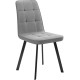 Стул DikLine 207 B22 серый/ножки черные