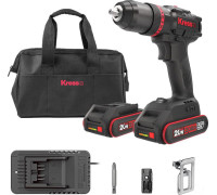 Ударная дрель-шуруповерт Kress KUC30.1 с 2-мя АКБ, сумка