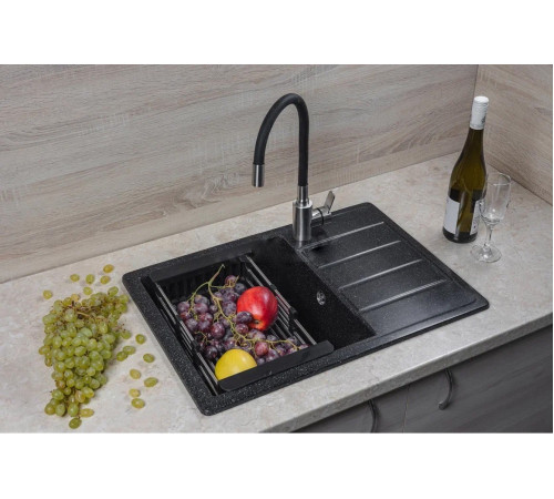 Кухонная мойка Marblan Recta L черный