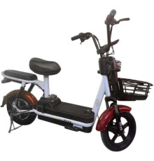 Электроскутер NOVA EC02 красный, без цепи