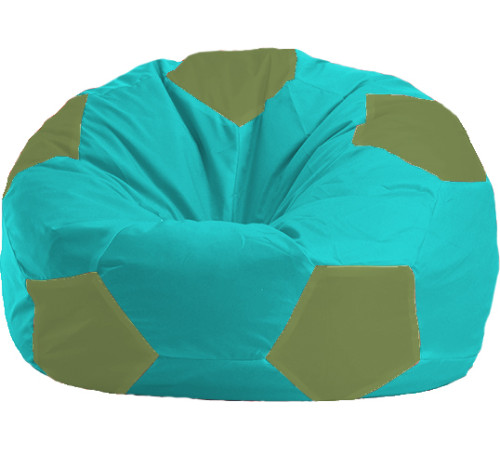 Кресло-мешок Flagman Мяч Стандарт М1.1-288 бирюзовый/оливковый