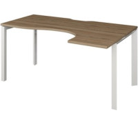 Стол Программа Техно Аргентум-МП НТМП.П-040 правый дуб сафари/белый