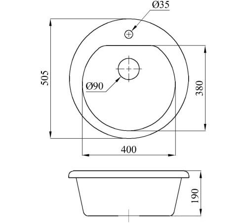 Кухонная мойка БелЭворс Nika олово