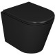 Унитаз подвесной D&K Venice DT1026025 черный, сиденье микролифт