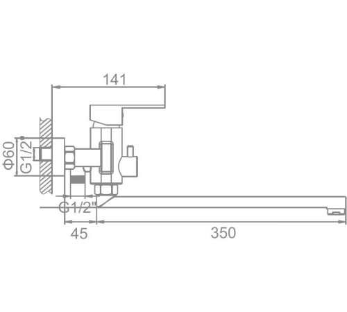 Смеситель Ledeme H716 L72216