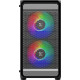 Корпус XASTRA A303M 3FRGB черный