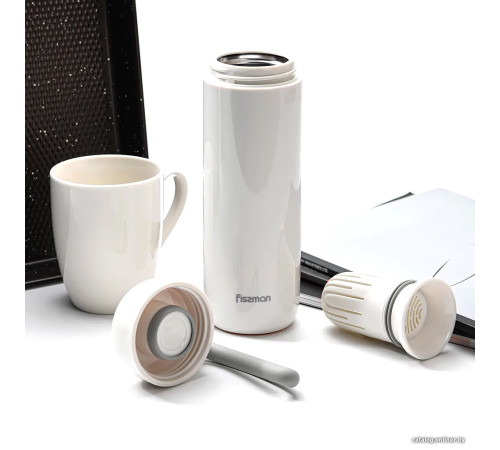 Термос Fissman 17850 400 мл белый