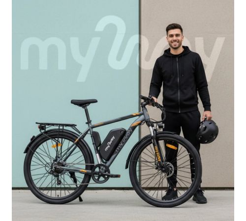 Электровелосипед MyWay Rock 240 Pro 29 р.21 графитовый