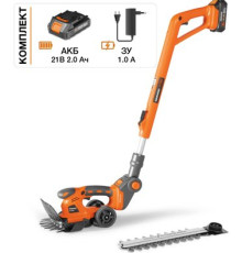 Кусторез + ножницы Daewoo Power DAHT 2521Li Full Set с 1-им АКБ