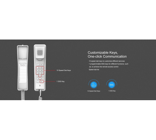 IP-телефон Fanvil H2U черный