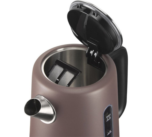 Электрический чайник Redmond Редмонд KM238 серо-коричневый