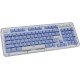 Клавиатура Logitech Alto Keys K98M 920-013042 белый/синий, нет кириллицы