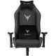 Игровое геймерское кресло Бюрократ Knight Neon черный экокожа